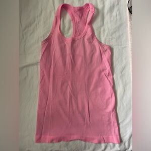 Lululemon swiftly tech tank size 4/6 bright light pink
